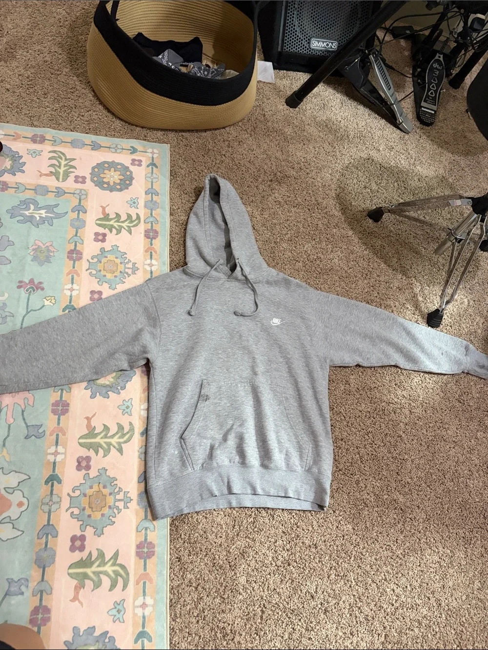 Nike Gray Pullover Hoodie